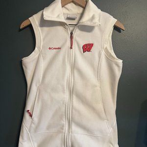Columbia fleece vest Wisconsin Badgers - Women's Medium